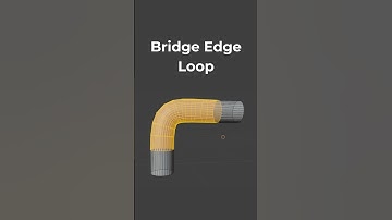 BRIDGE EDGE Loops in blender in 1 minute #shorts #blender #tutorials #blendertricks
