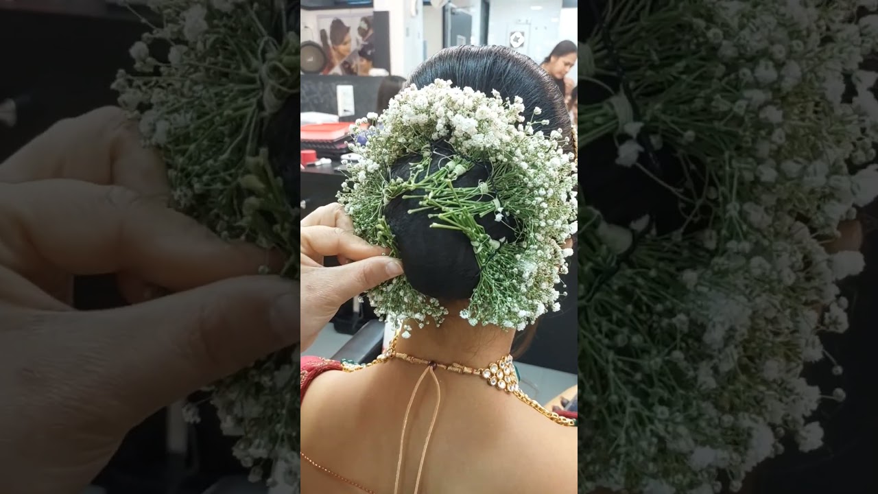 Bridal Juda Decoration Gypsy Grass And Rose