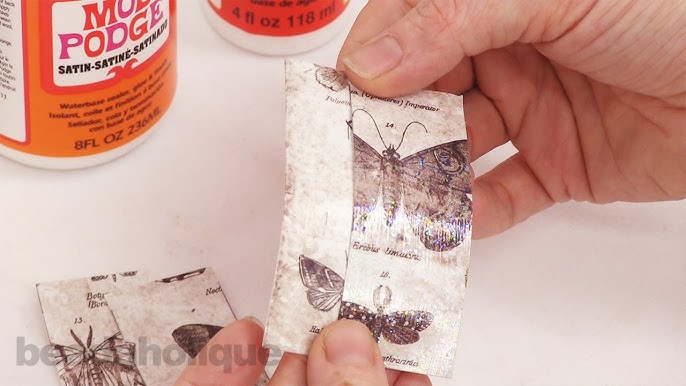 Mod podge iron method! How to avoid bubbles in your projects! - Wilshire  Collections