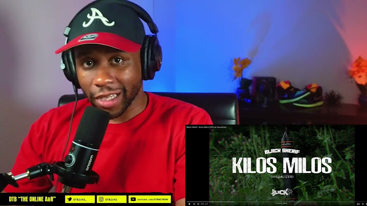 Black Sherif - Kilos Milos (Official Visualizer) | DTB Reaction Video