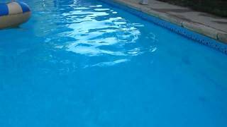 Throwing the Stylus tough 3000 into the pool