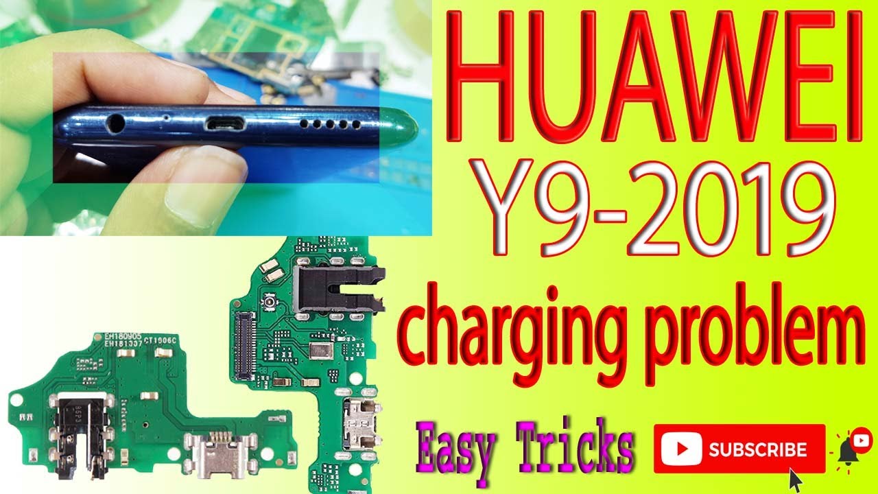 huawei Y9 2019 charging port replacement - YouTube