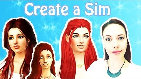 Create-A-Sim | Creating My SimSelf in Sims 2, 3 and 4!