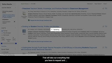 Using the ERIC Database at Harper