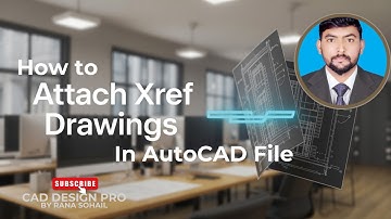 AutoCAD XREF Command | How to Attach External References (Drawings) #autocad #cadsoftware #XREF