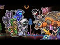 MASTER MODE but it's all 4 classes VS the Solar Eclipse! | Terraria 1.4 HappyDays