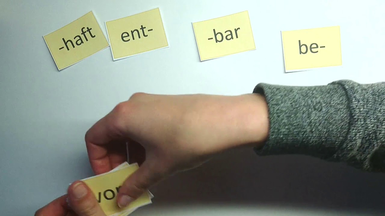 Was Ist Eine Nachsilbe Vor und Nachsilben Erklärvideo - YouTube