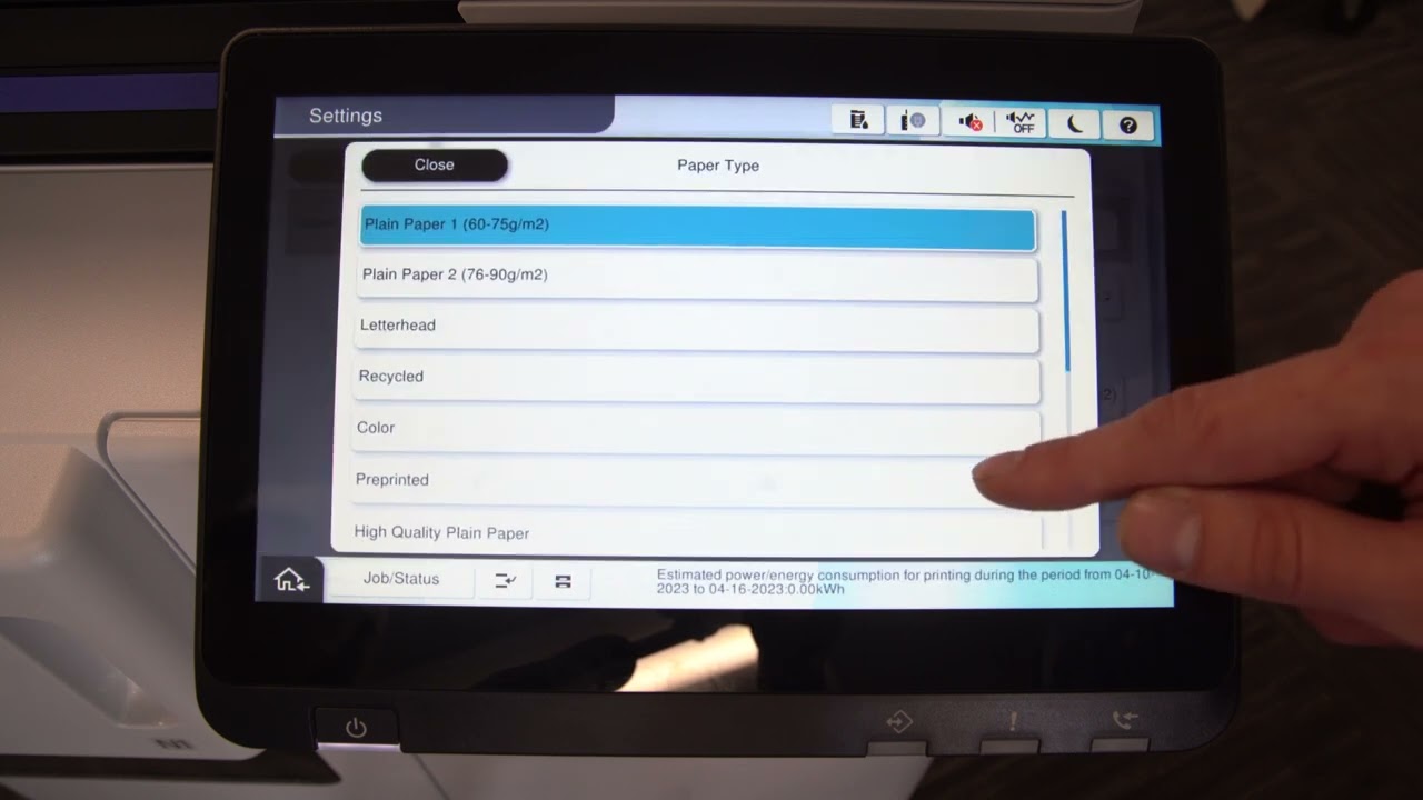 Changing Paper Sizes - Epson WorkForce Copier (How to) - YouTube