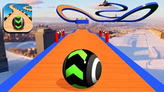 Sky Rolling Ball 3D Gameplay Speedrun iOS Android Level 81