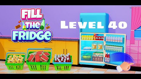 Fill The Fridge! | Level 40 | ASMR Sounds (IOS)