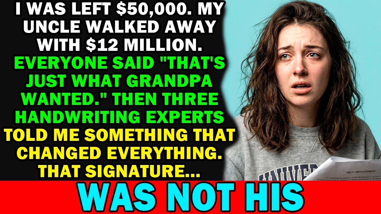 My Uncle Thought Grandpa's Death Was His Lottery Ticket. He Was Wrong...