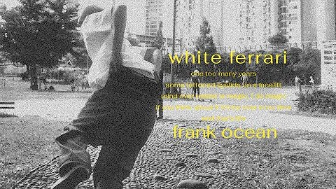 ( thaisub ) frank ocean — white ferrari