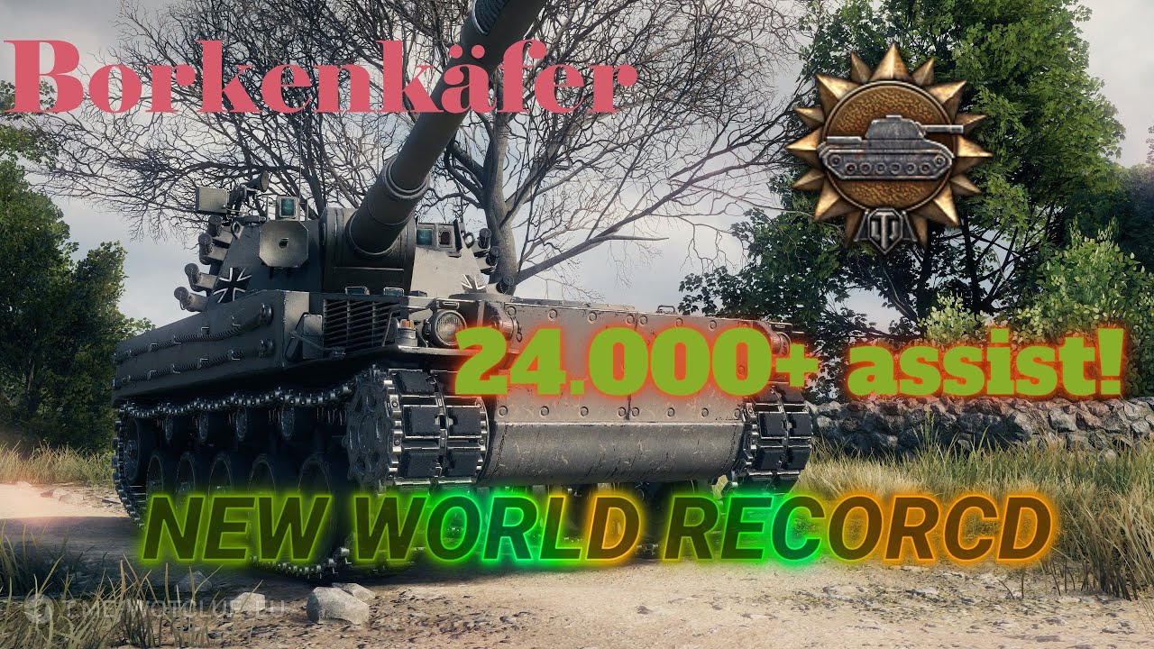 Borkenkäfer 24K Spot Damage | Tier XI Light Tank Record