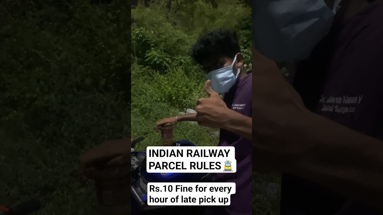 RAILWAY PARCEL SERVICE🚊(part-2)Late pickup charges per hour ku(Rs.10😱)