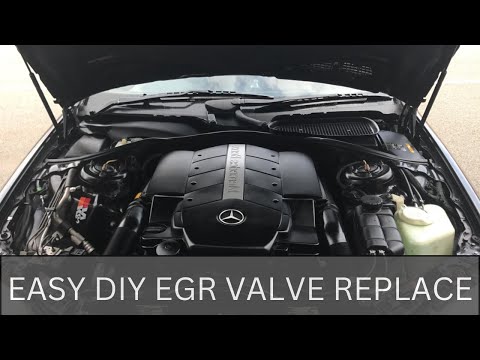 HOW TO REPLACE EGR VALVE ON YOUR MERCEDES [M112 & M113 ENGINE]