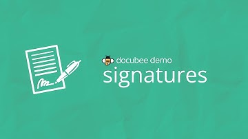 Docubee Demo: Capturing eSignatures with Docubee