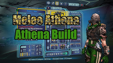 Borderlands: TPS: Melee Athena - Build Showcase (w/ Download)