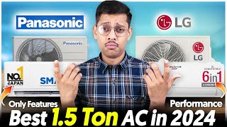 NEW❄️] Best 1.5 Ton 5 Star AC in 2024 ❄️ LG vs Panasonic AC 1.5 Ton 5 Star ❄️ Best AC Under 45000