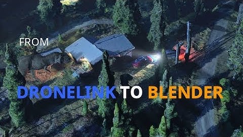 Dronelink to Blender 3D Model
