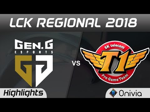 GEN vs SKT Highlights Game 5 LCK Regional 2018 Gen G Esports vs SK Telecom T1 by Onivia