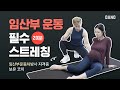 스트레칭 맛집 다노의 임산부 스트레칭🤰 맞춤 코칭💕과 함께 전신 순환, 부종 고민 끝 [Eng/임산부, 다이어트 운동] @DanoTV | 다노티비