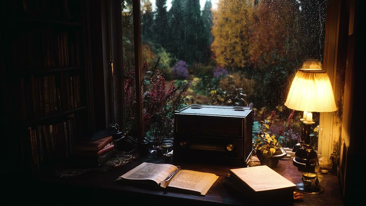 Retro Cassette Rain 🌧️📼 Analog White Noise for Relaxation, Focus & Insomnia Relief