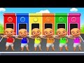 Belajar warna bahasa indonesia dengan upin dan ipin dan sopo jarwo by alya & rizal