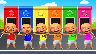 Belajar warna bahasa indonesia dengan upin dan ipin dan sopo jarwo