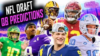 NFL Draft QB Predictions: Patriots & Commanders pick, Vikings trade, Broncos & Raiders status | PFS