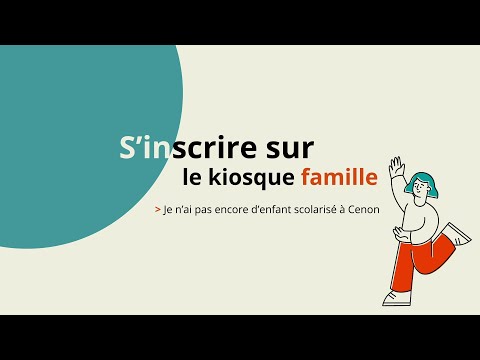 Kiosque famille : créer son compte famille