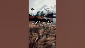 (وَأَن لَّيْسَ لِلْإِنسَانِ إِلَّا مَا سَعَىٰ) سورة النجم #اسلام_صبحي