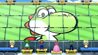 Super Mario Party Minigames - Yoshi vs Mario vs Luigi vs Peach (Master CPU)