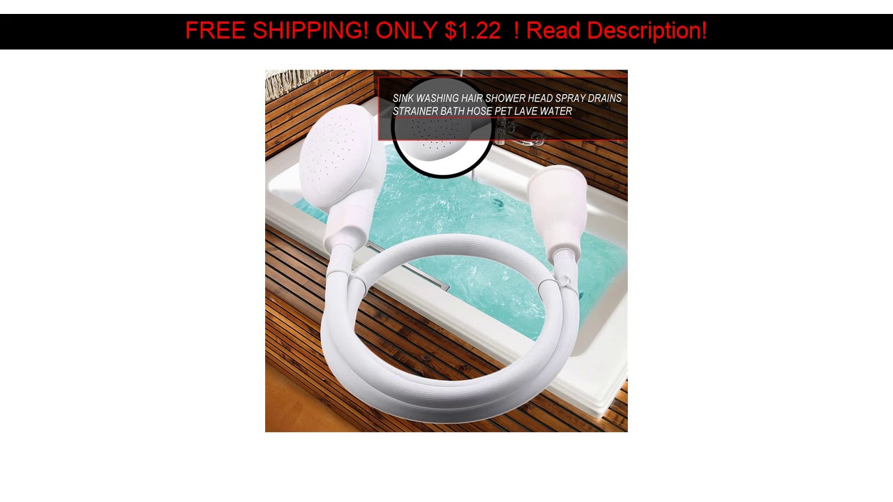 Dog Shower Head Spray Drains Strainer Pet Bath Hose Sink Washing Hair Pet Hairdresser Hair Wash