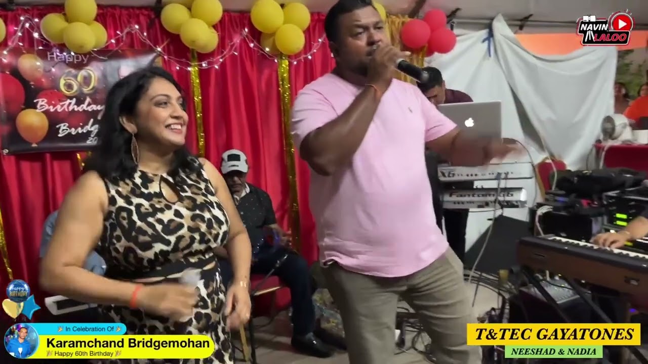 Happy 60th Birthday Karamchand Bridgemohan AKA Bridge Feat T&TEC GAYATONES Feat Nadia & Neeshad