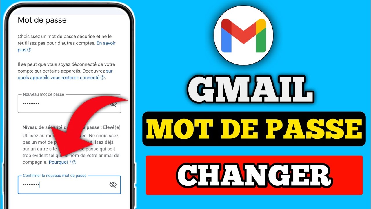 Comment changer son mot de passe Gmail 2025 | Changer son mot de passe
