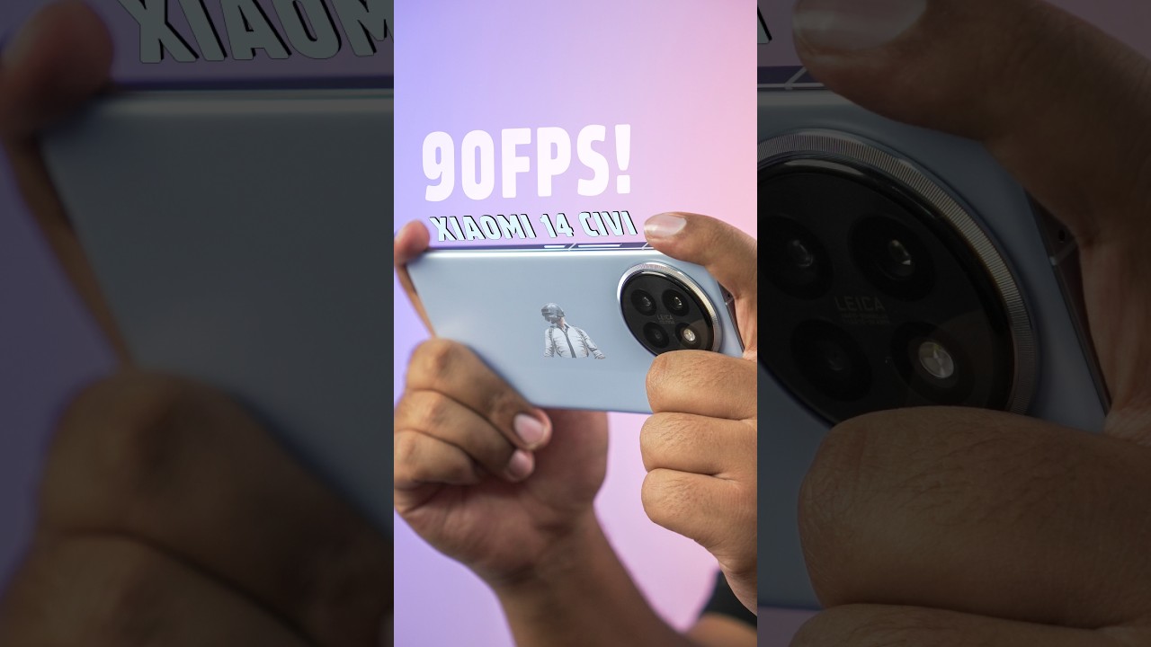 Xiaomi 14 CIVI 5G 🔥 BGMI Test!  #shorts #gaming #xiaomi14civi