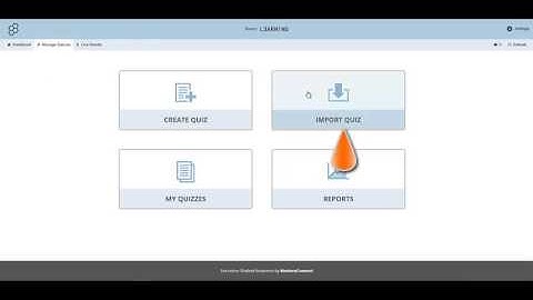Socrative:  Import Quiz