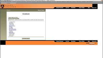 Taking Attendance with WebAdvisor!