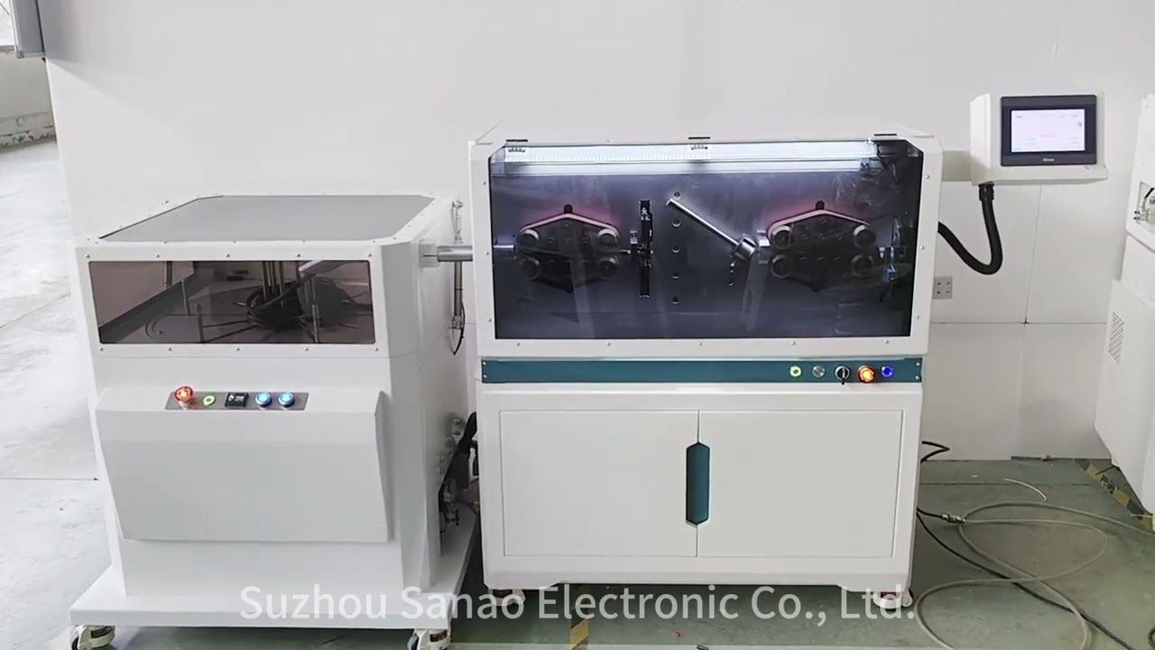 Cable Rotary Cutting Stripping Machine 6-120 Mm2 Wire Stripping Machine with Cable Coiling Device