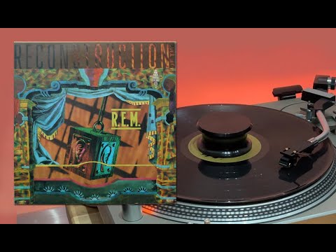 REM "DRIVER 8" VINYL Technics 1200 mk1 Mnpctech Turntable ISO Feet, Pioneer SX-880, MIssion Speakers