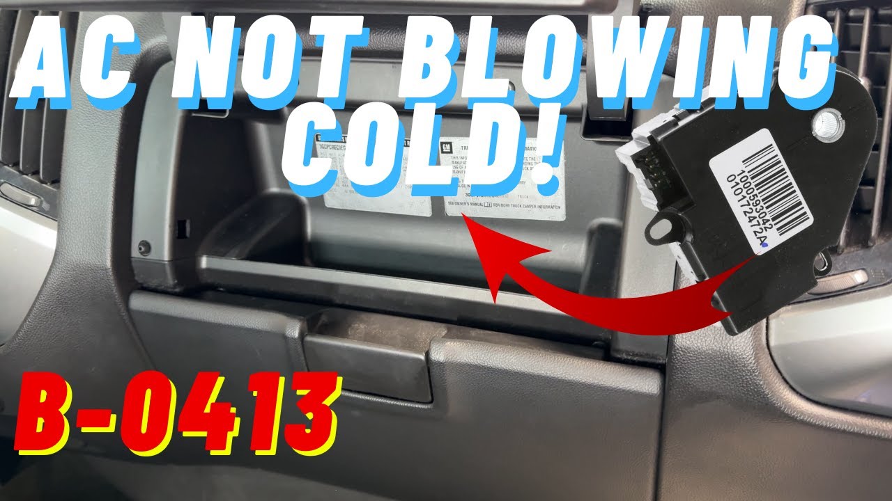 gm-silverado-truck-ac-blows-warm-air-on-driver-s-side-b0413-youtube