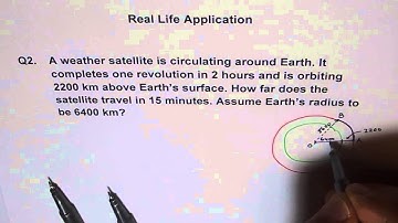 Application Angular Velocity: Distance travelled by Satellite | ACT
