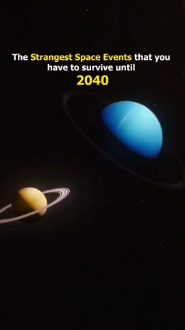 space event until 2040 #cosmologist #universe #astrophysics