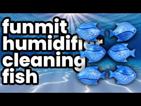 Funmit Humidifier Cleaning Fish to Prevent White Dust and Slime — video thumbnail