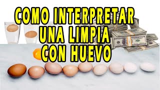 COMO INTERPRETAR UNA LIMPIA CON HUEVO