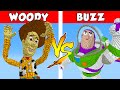 WOODY vs BUZZ LIGHTYEAR – PvZ vs Minecraft vs Smash