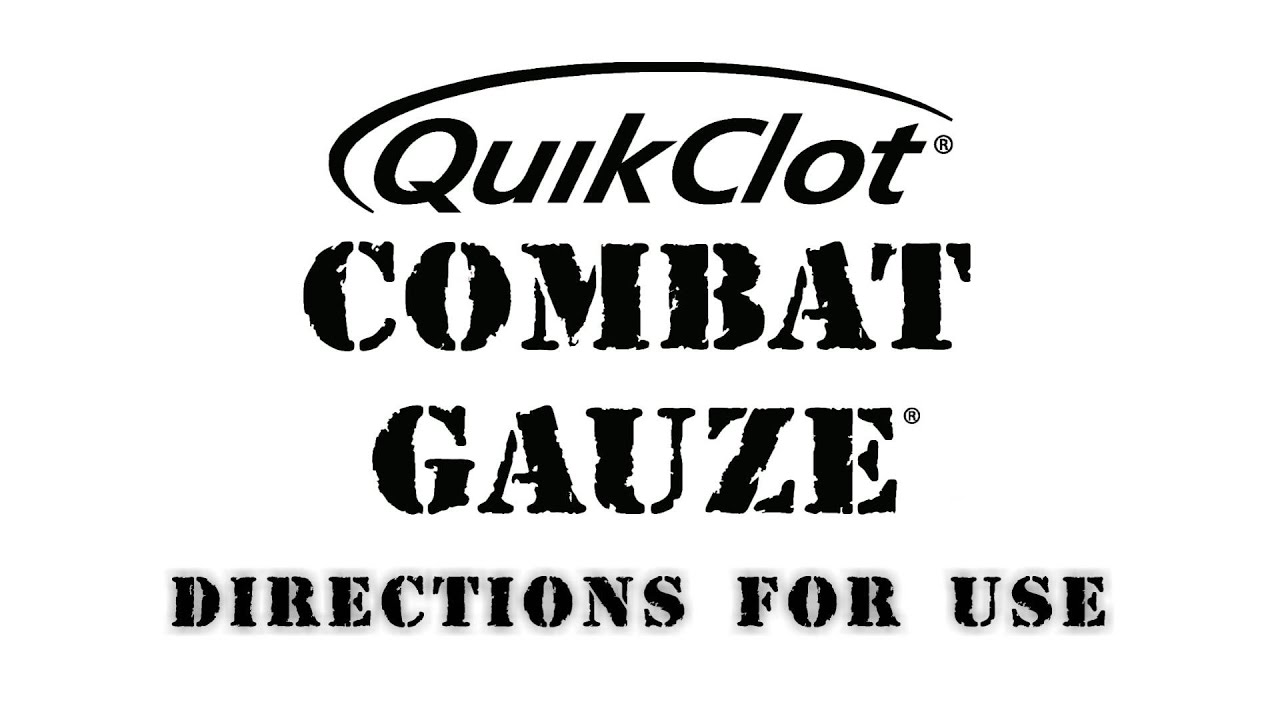 quikclot combat gauze directions for use youtube