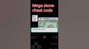 Pokemon mega emerald x and y : mega stone cheat code#shorts