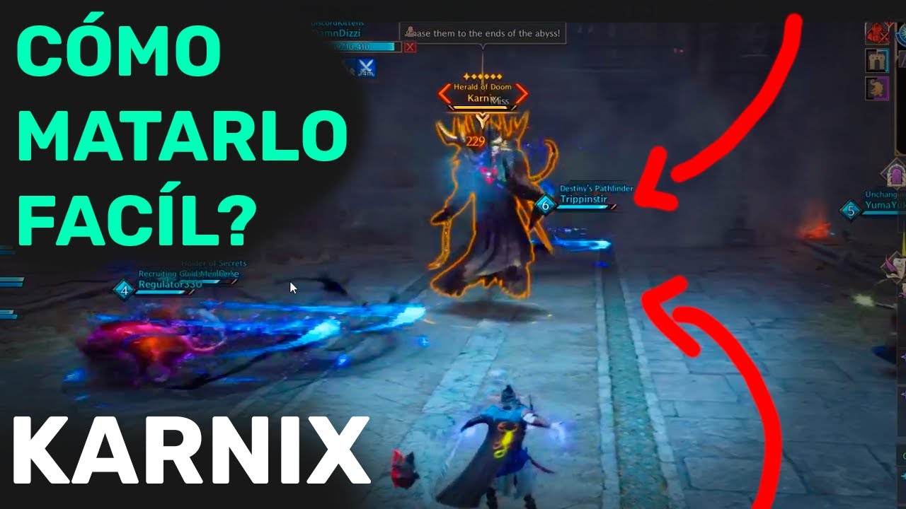 Karnix Como DERROTAR a KARNIX FÁCIL Y RÁPIDO💥 --- TODAS LAS MECANICAS Throne ...