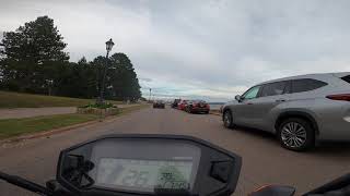 Victoria park, charlottetown prince edward island canada on honda grom